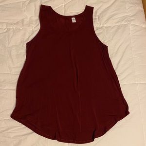 Maroon Tank Top